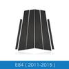 For BMW 3 5 Series E90 E60 E46 E70 E84 F30 F20 F10 F15 F16 F25 Soft Carbon Fiber B Pillars Car Window Mouldings Trim Sticker