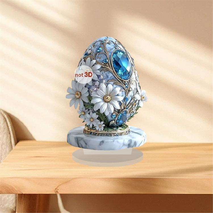Bunnies Figurines Easters Decoration Table Centerpieces Acrylic Easters Eggs Rabbit Statue Rabbit Sculpture Home Decors