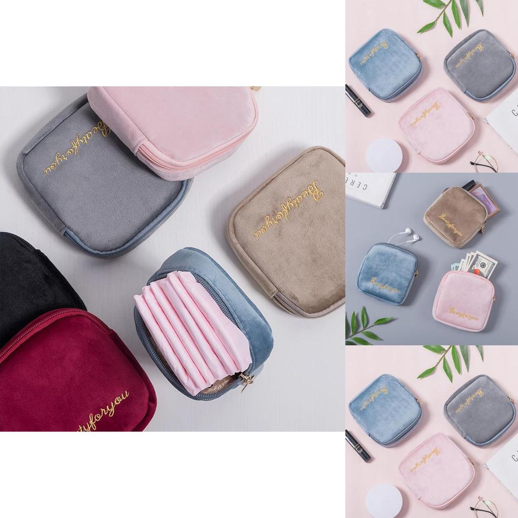 Portable Multi-functional Sanitary Napkin Storage Bag Travel Handbag