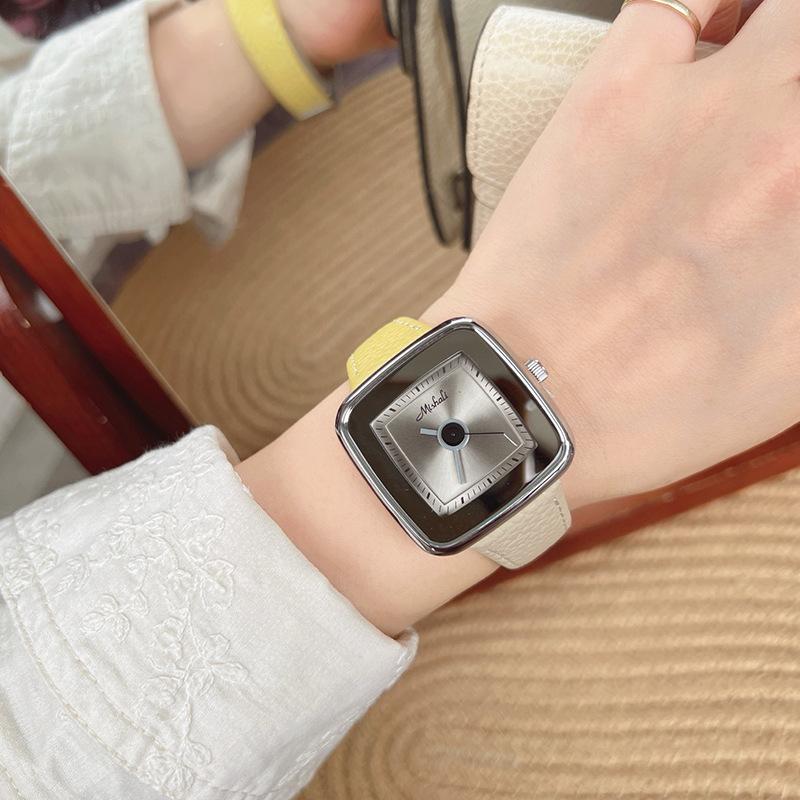 Magnetic Belt Waterproof Atmosphere Women'S Retro Temperament Two-Color Genuine Leather Women'S Watch Women'S Watch