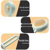 Pumpkin Pet Grooming Brush: Self-Cleaning Needle Comb for Cats & Dogs, Effortless Hair Removal & Stroking Tool