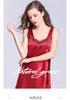 Ice Silk Lace Sleeveless Nightgown for Women - Sexy, Loose, Plus Size Pajamas
