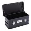 Captain Stag Outdoor Container Black Aluminum Box 30l With Handle Stacking Uw 1549