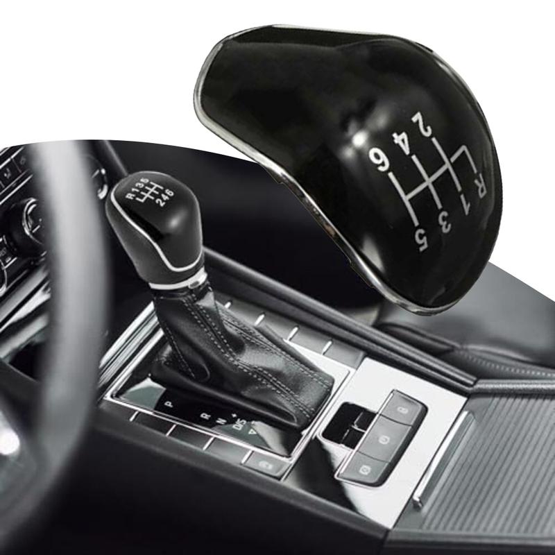 Shift Knob Sleeve 6-Speed Shift Lever Cover Car Interior Upgrade 7*5*4cm Comfortable Touch Easy Tallation Design