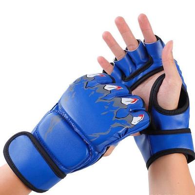 Adult Half-Finger Combat Boxing Training Gloves