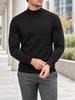 AIOPESON Men’s Long Sleeve Knitted Pullover Casual Slim Fit Turtleneck Sweater Autumn Winter Fashion