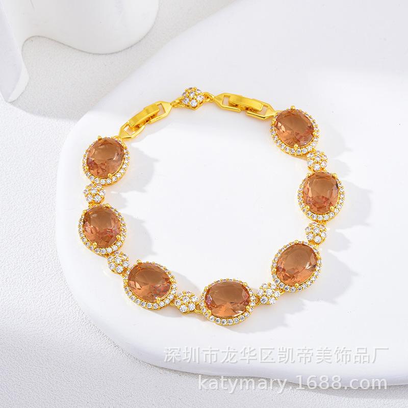 Different Environment Color-Changing Sultanite Bracelet Turkey Seven Colors Boehmite Bracelet