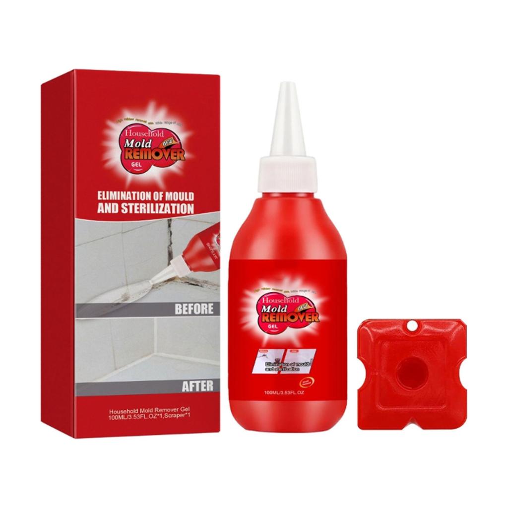 Easy To Use Mold Remover Mold Cleaner Gel Rapidly Eliminate Mold for Washing Machine Refrigerator Strip 1Bottle/2Bottle