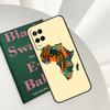 Africa Map Geography Painted Case For Oppo A58 A78 A98 A15 A16 A17 A52 A72 A76 A96 A54 A74 A94 A57 A77 A54S A57S Cover