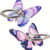 Universal Beautiful Butterfly Mobile Phone Handle Holder Suitable Mobile Phone Finger Ring Holder Adhesive Holder