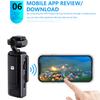 1080P WiFi Outdoor Video Recorder 270° Rotation HD Handheld Sports Camera Portable Pocket Camcorder for Cycling Vlogging Sports