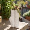 Dreamy Succulent Planter Creative Ballet Foot Vase Minimalist Foot Sculpture Pot  Balcony Patio