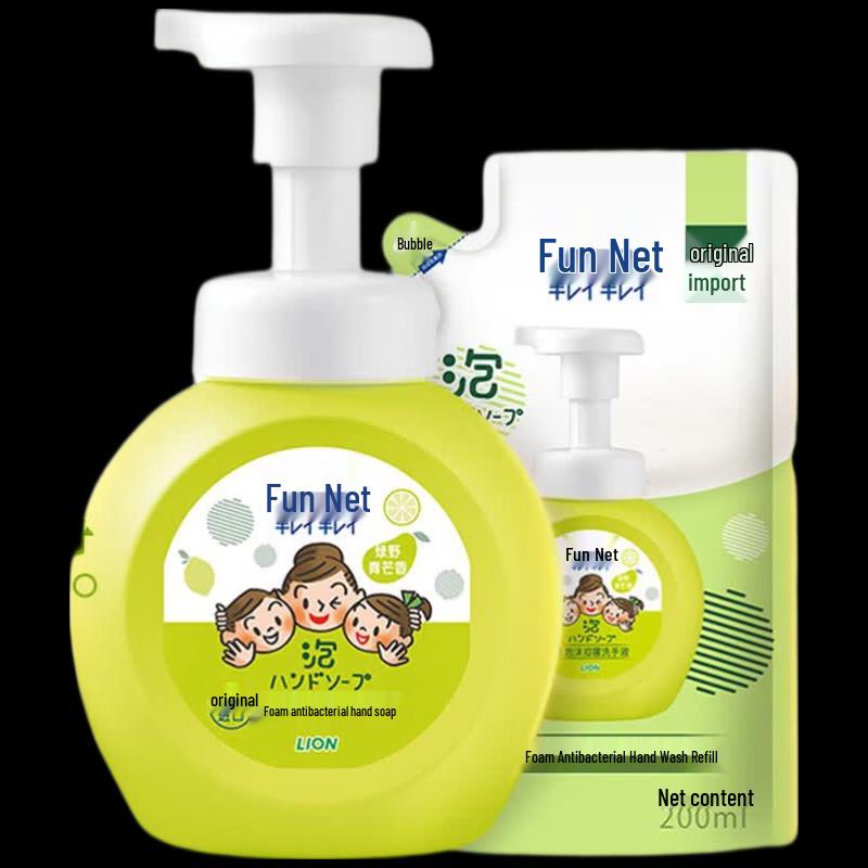 Lion Kirei Kirei Foaming Antibacterial Hand Wash Green Mango Scent