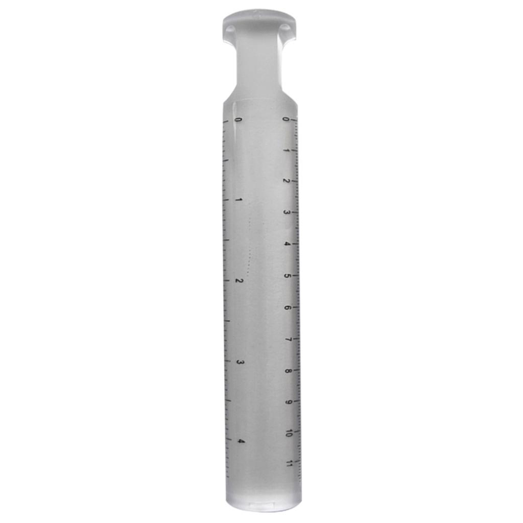 Small Acrylic Magnifier Rulers with 2X Power Metric Royal Scale for Professional & Person Use In Daily Projects