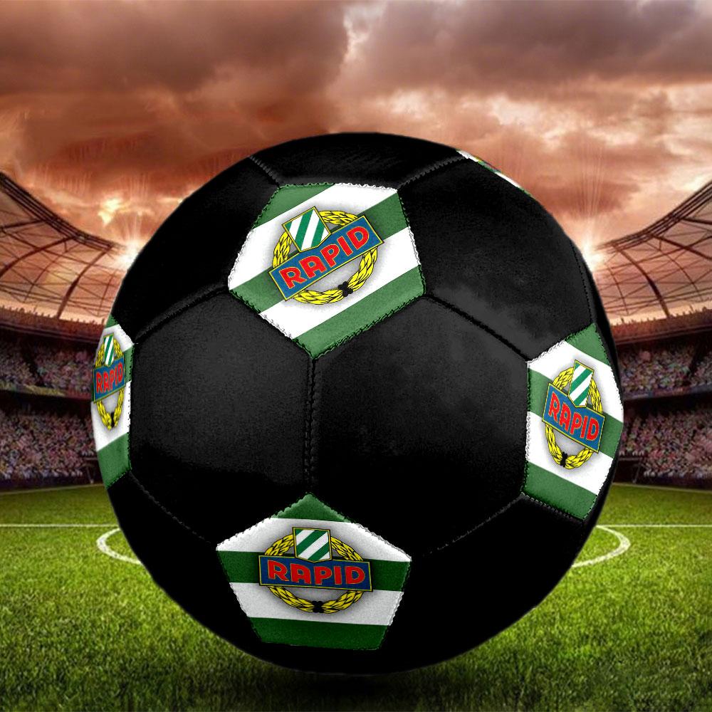 1PC SK Rapid poster size 5 soccer ball PrahaIndoor Soccer Ball Colorful All Ages Machine Stitched PVC Competition Ready Durable High-Bounce