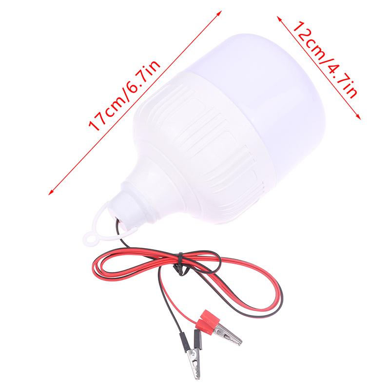 Żarówka Niskonapięciowa 12V ze Klipsem na Kabel Światło LED Światło Nocnego Targu Światło na Baterie Żarówka 40W o Wysokiej Jasności
