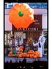 Large Halloween Pumpkin Lantern with Ghost and Spider Décor