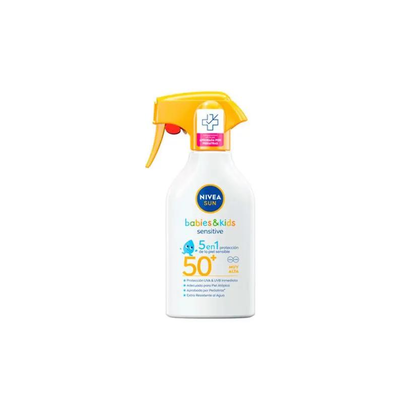 Nivea Sun Babies y Kids Sensitive Spf50 Пистолет 270 мл
