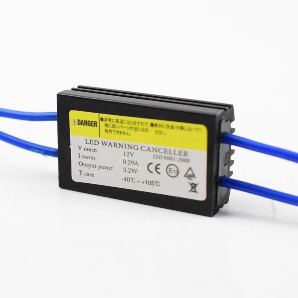 LED Warning Canceller Fault Decoder Canbus Cable T10 W5W 194 12V Load Resistor Car Lamp NO Error Eliminator Malfunctions