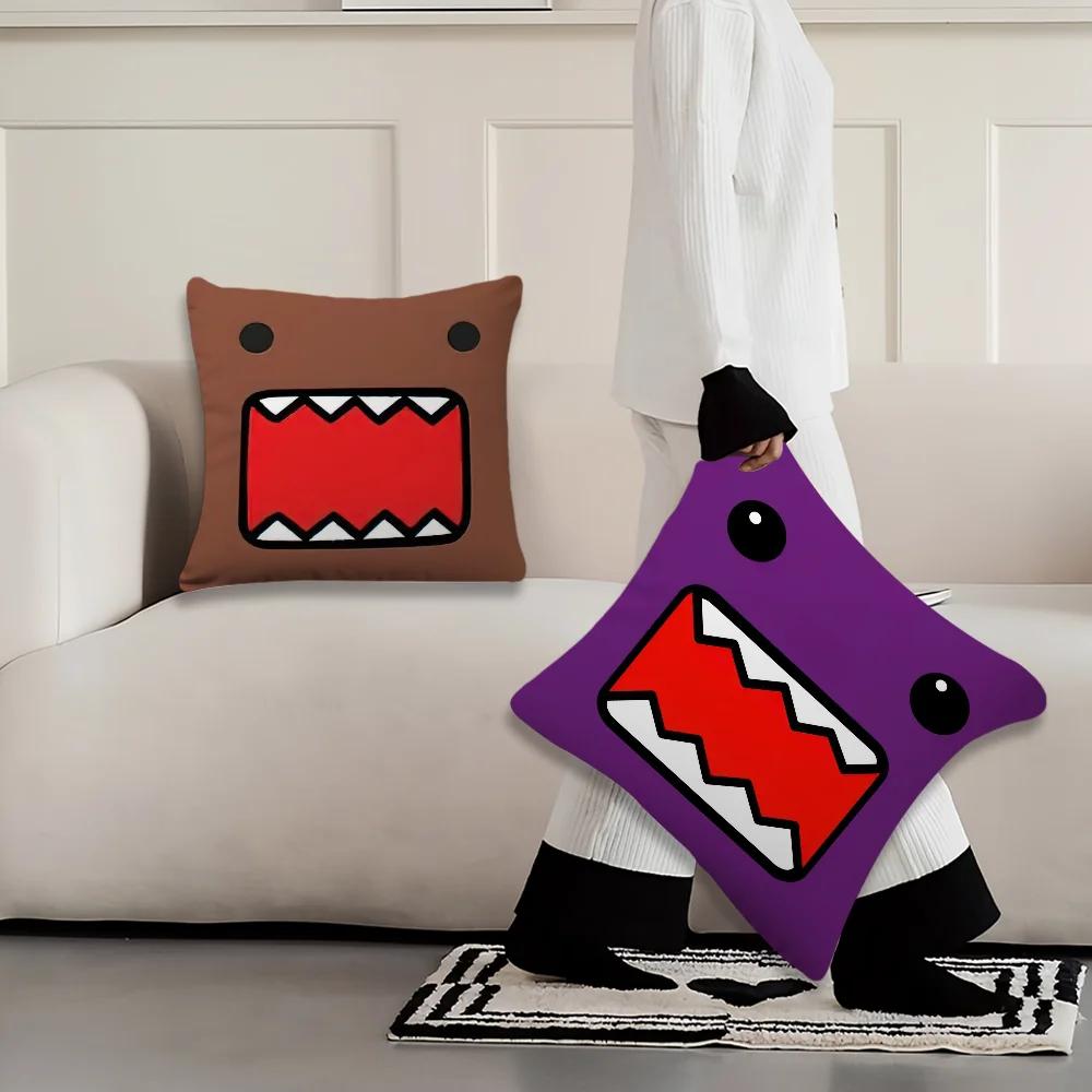 Cartoon Domo Kun Cute Decoration Room Home Sofa Living Office Car Nordic Simplicity Pillow Cover