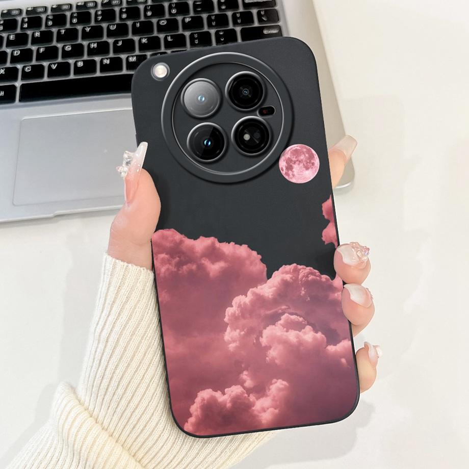 For Infinix Zero 40 4G X6860 Case Liquid Silicone Soft TPU Back Cover For Infinix Zero 40 5G X6861 Funda Gothic Black Night Capa