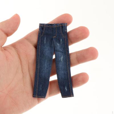 1/12 Male Doll Jeans,Costume Miniature Clothing,Handmade Clothes for 6 Inch Model,Male