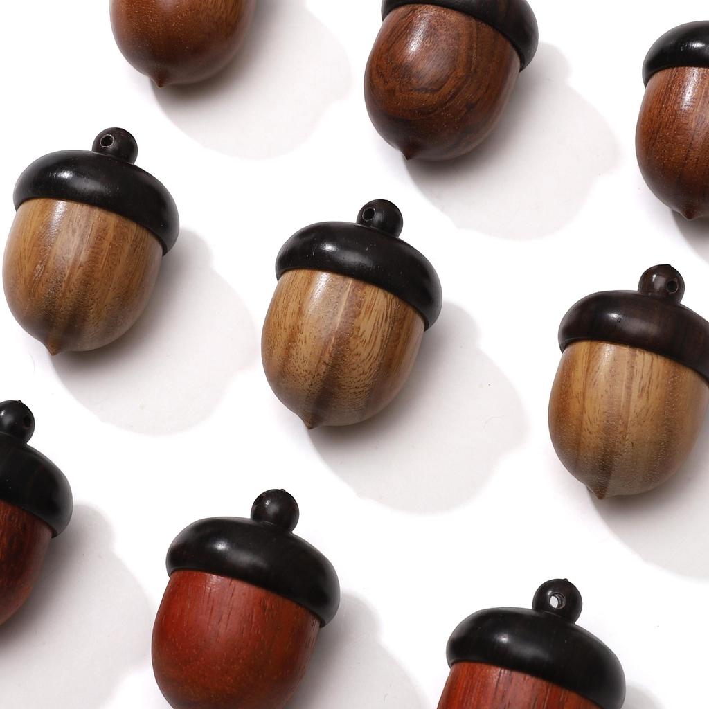 21x31mm Sandalwood Pinecone Pendant For DIY Necklace Accessories