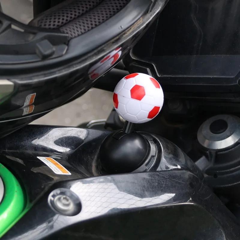 Car One Click Start Button Rocker Football Shaped Lever Engine Start Stop Button Joystick Decoration Cover Modified Accessories