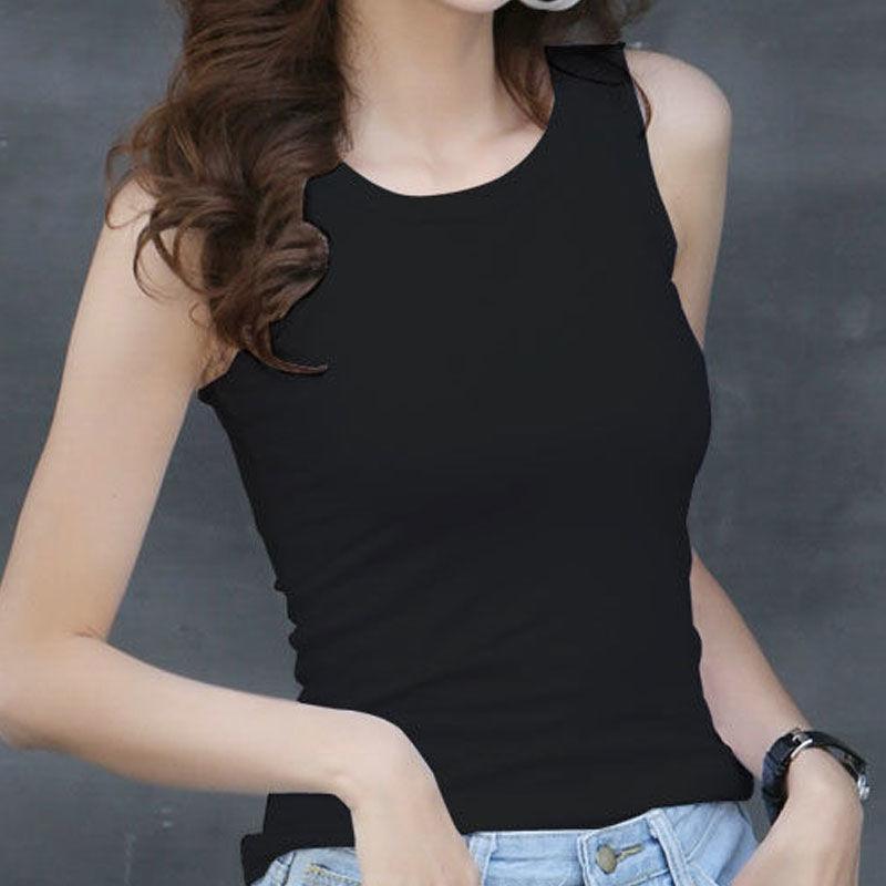 Regata de emagrecimento de cor sólida da moda para mulheres