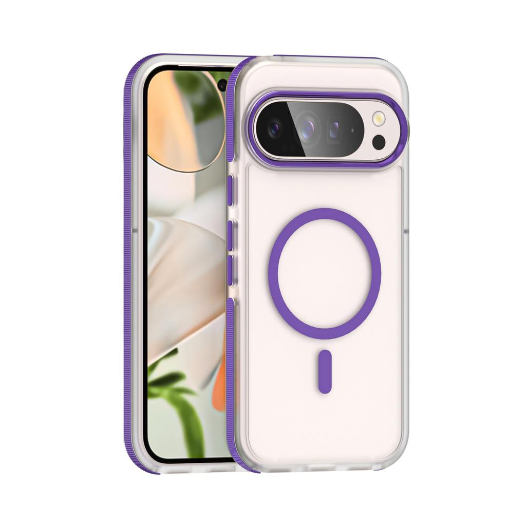 Applicable to Google Pixel 11/11Pro XL mobile phone case acrylic magnetic anti-drop transparent