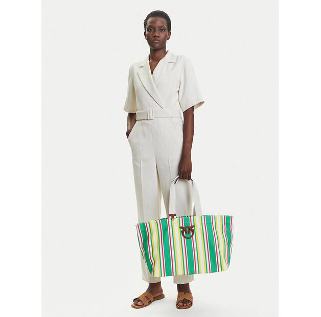 Сумочка PINKO Shopping Bag Extra PE 25 PLTT 104754 A2G5 зелёный