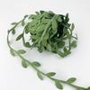 (5 meters/lot) 25mm Christmas Handmade Embossed leaves ribbons leaves laces