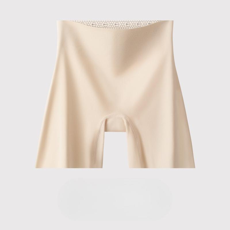 

Жіноча Весна-Літо Без Швів На Животі Висока Талія Не Закачується Край Анти-Світло Рівний Кут Безпека Білизна 2XL тілесний