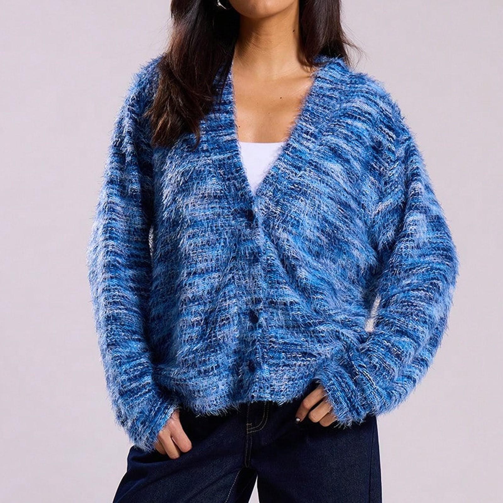 

Женские футболки плиссированные с V-образным вырезом нарядные повседневные блузки с принтом с коротким рукавом летние топы свободного кроя L синий