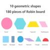 Wooden Jigsaw Puzzle Set Colorful Creative Tangram 3D Puzzle Baby Montessori Educational Toys Kids Children Learning Toy
