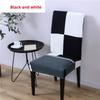 Stretchable Dining Table Chair Cover Christmas Elastic Office Chair Slipcover Simple Seat Cover