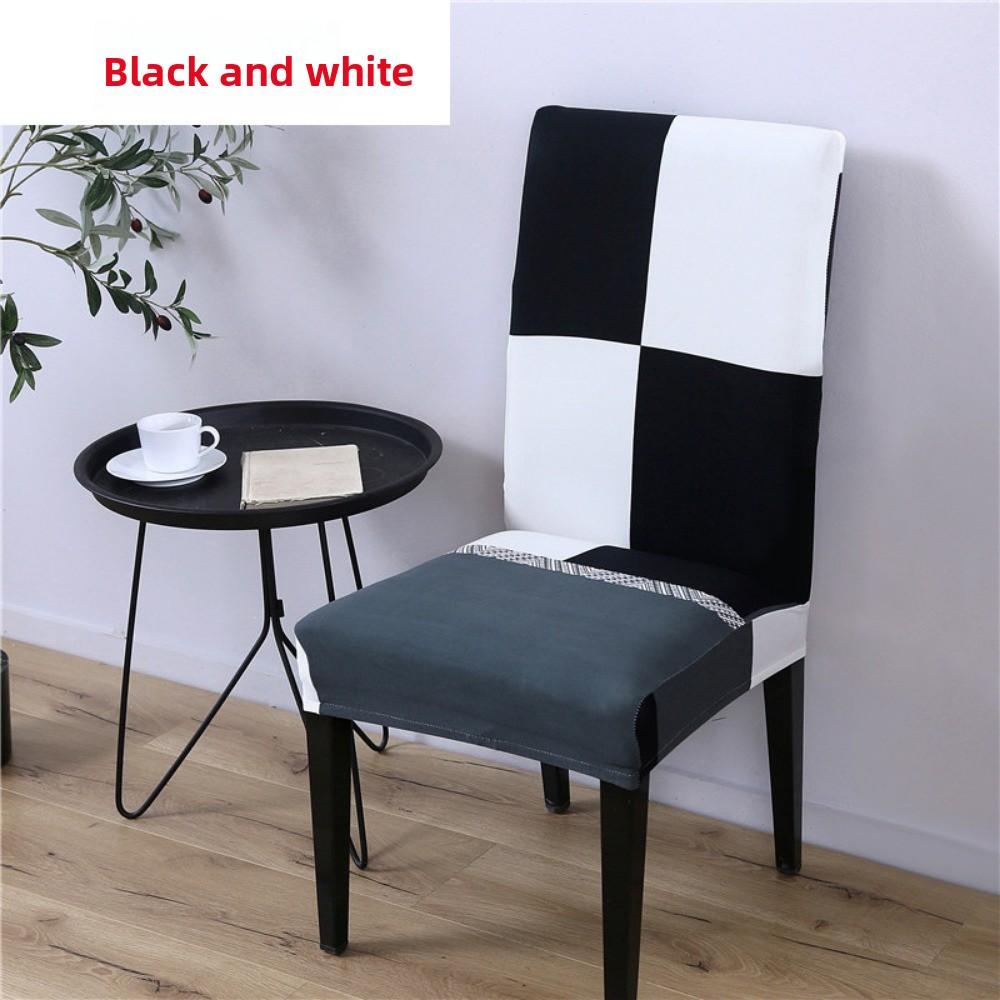 Stretchable Dining Table Chair Cover Christmas Elastic Office Chair Slipcover Simple Seat Cover