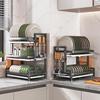 Multi-functional Kitchen Dish & Bowl Draining Rack for Tableware