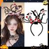 Lace Halloween Witch Hat Hair Hoop Cartoon Cone Hat Headband Halloween Party Hair Band  Photo Props