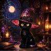 Domácí dekorace Halloweenská lampa Kočka Pták Klobouk čarodějnice Lampa Domácí ozdoby Stolní světla Noční stolek