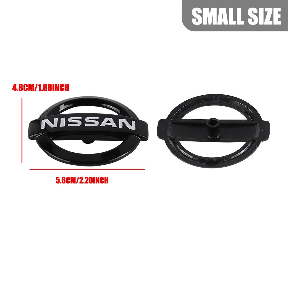 1Pc ABS Car Steering Wheel Logo Emblem Cover Sticker For Nissan Qashqai Patrol X-Trail Juke MICRA Altima Tiida Versa Leaf Serena