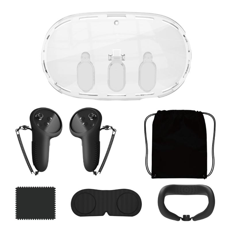 

Silicone Protective Cover Set For Quest3 Replacement Anti-Leakage Nose Pad Mask VR Cover Accessories