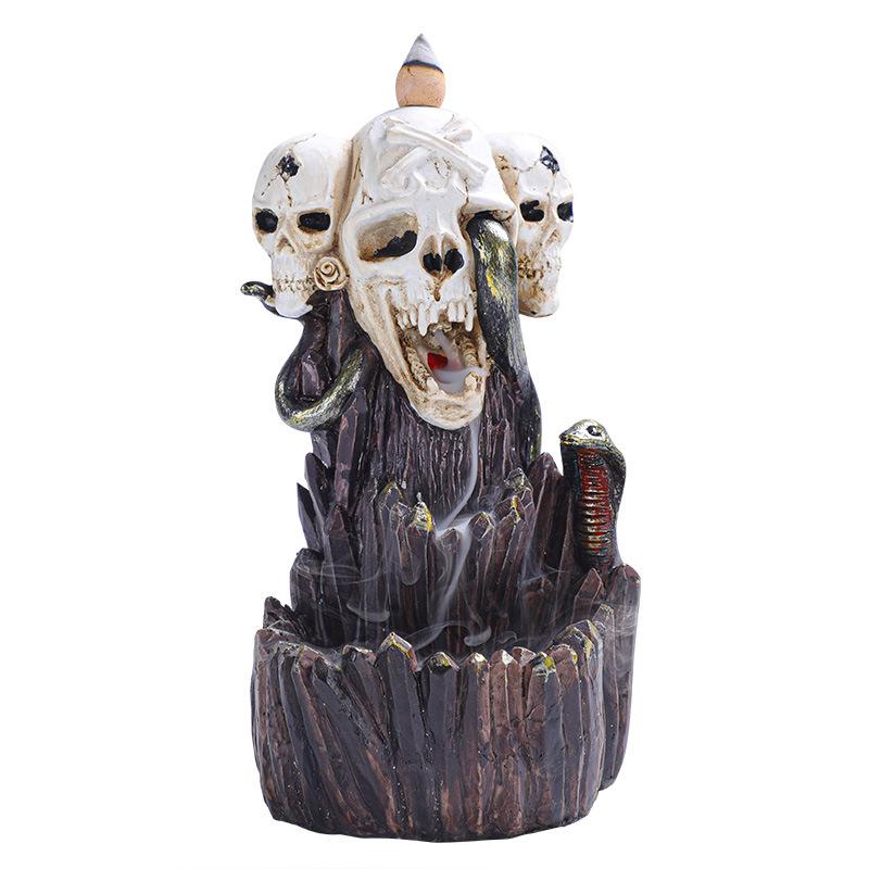 Suport pentru bețișoare parfumate Arzător ceramic pentru bețișoare parfumate Ornamente creative pentru arzător de bețișoare parfumate cu reflux