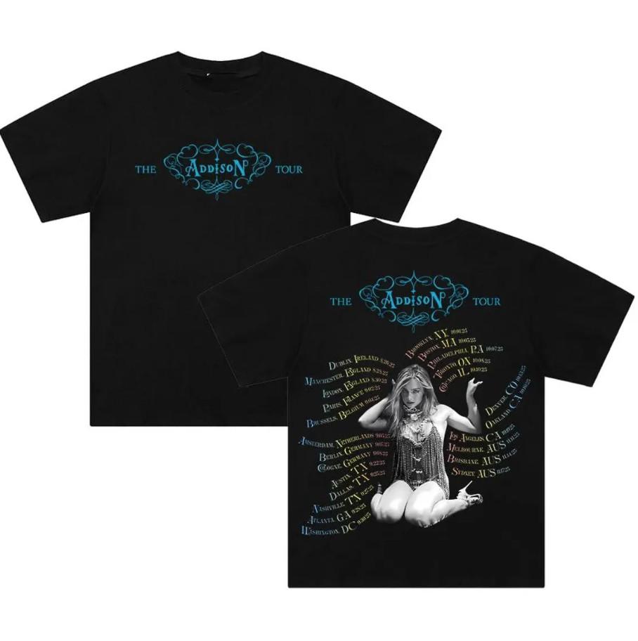 NEW HOT !!!! Addison Rae T-Shirt 2026 The Addison Tour Merch Tee S