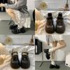 Mary Jane Shoes For Women With Platform Thick Heel Fall Casual Footwear