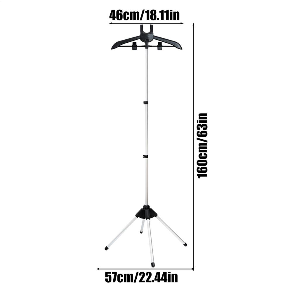 Adjustable Handheld Garment Steamer Stand Folding Clothes Stand Garment Hanger Telescopic Steaming Rack for Clothes