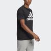 Adidas Essentials Big Logo Tee Black/White Men Streetwear GK9120
