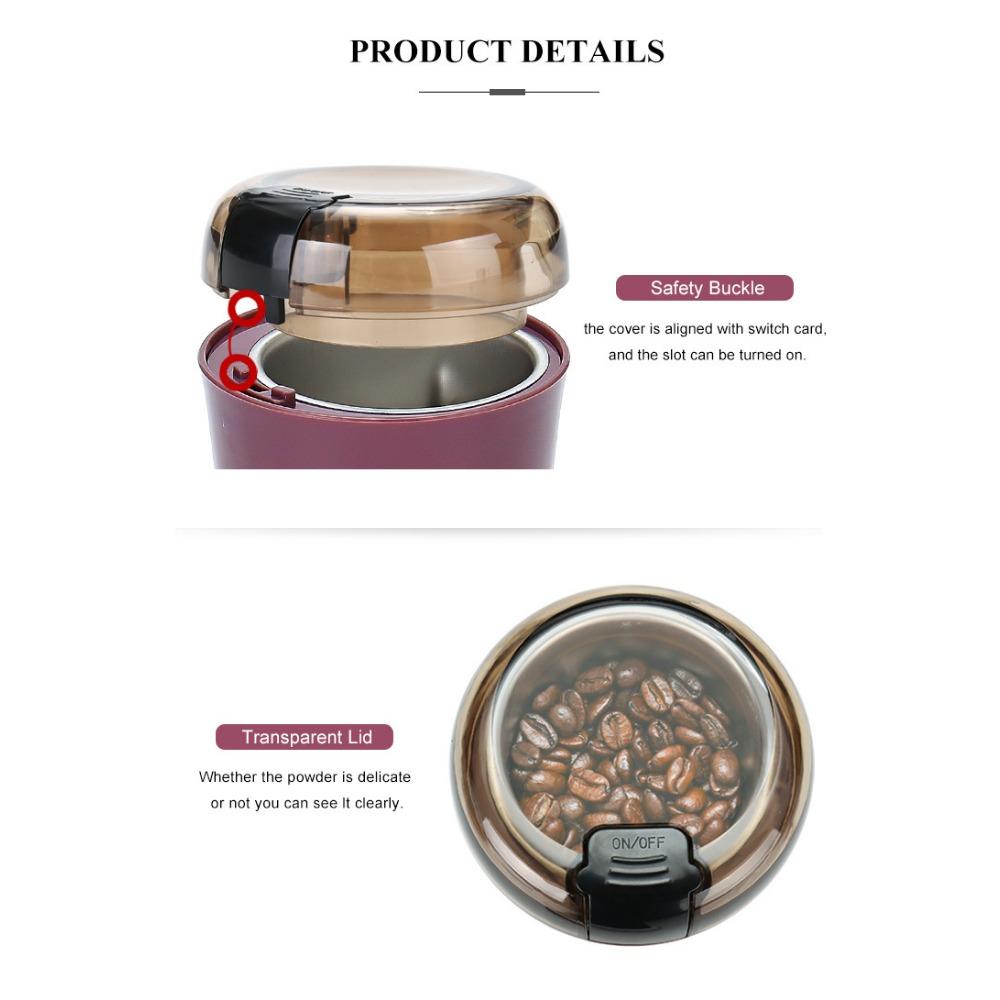 Coffee Bean Grinder Grinder Dry Grinder Electric Grinder Household Appliances