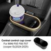 For Mini Cooper S F65 F66 F67 2024 2025 Car Cup Limiter Car Center Console Storage Box Car Cup Holder Limiter Black