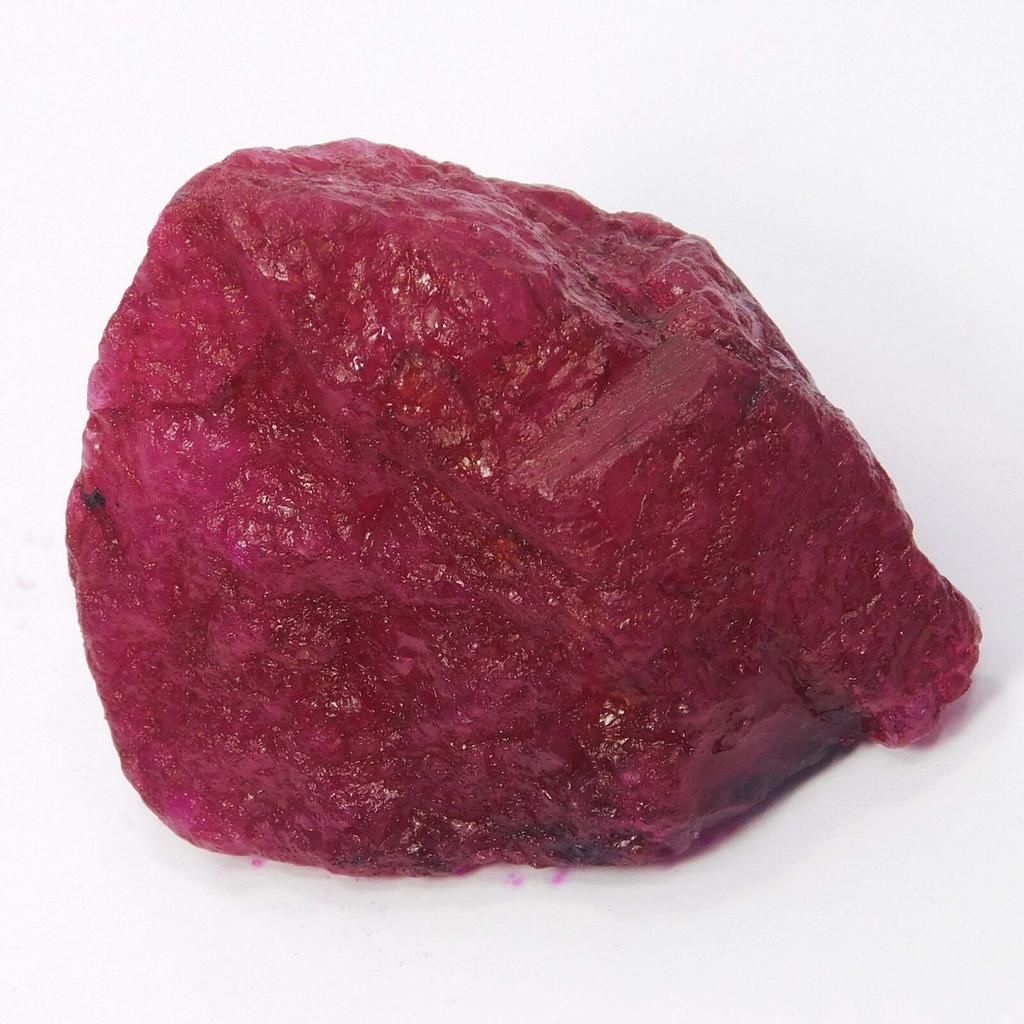 222 Ct Natural RUBY Huge Rough Earth Mined CERTIFIED Red Loose Gemstone 1A-5326